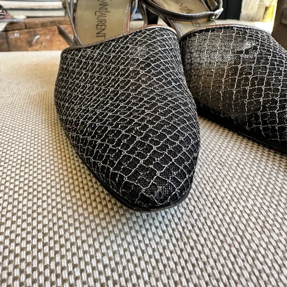 Vintage YSL metallic mesh heels - Picture 14 of 14
